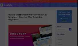 
							         How to Start Online Directory website? Easy Step-by-Step Guide (2018)								  
							    