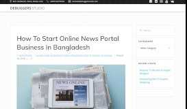 
							         How To Start Online News Portal Business In Bangladesh								  
							    