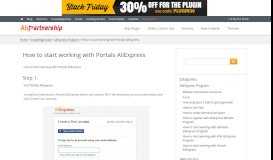 
							         How to start working with Portals AliExpress | Expert articles on ...								  
							    