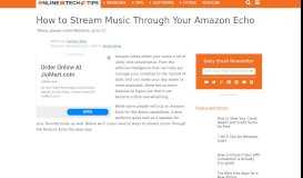 
							         How to Stream Music Through Your Amazon Echo - Online Tech Tips								  
							    
