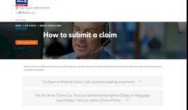 
							         How to submit a claim - Allianz Global Assistance - Travel Insurance								  
							    
