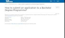 
							         How to submit an application to a Bachelor ... - Admissions Portal								  
							    