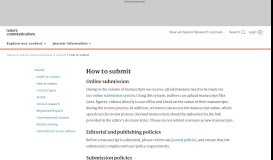 
							         How to submit | Nature Communications								  
							    