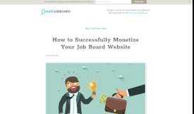 
							         How to Successfully Monetize Your Job Board Website - Smartjobboard								  
							    