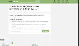 
							         How to Travel from Orgrimmar to Silvermoon City in World of Warcraft								  
							    