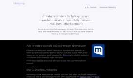 
							         How to turn on reminders for your Kittymail.com (mail.com ...								  
							    