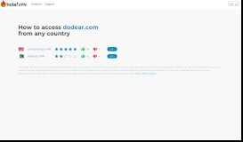 
							         How to unblock dodear.com from any country | Unblock dodear.com ...								  
							    