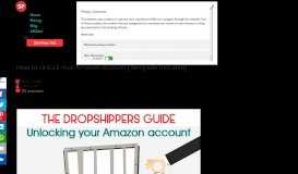 
							         How to Unlock Your Amazon Account [Template Included]								  
							    