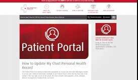 
							         How to Update My Chart Personal Health Record | Wilmington Health								  
							    