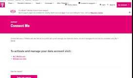 
							         How to use Connect Me | T-Mobile Support								  
							    