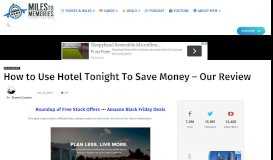 
							         How to Use Hotel Tonight To Save Money - Our Review								  
							    