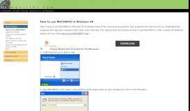 
							         How to use MSCONFIG in Windows XP: NetSquirrel.com								  
							    