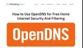 
							         How to Use OpenDNS for Free Home Internet Security & Filtering ...								  
							    