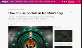 
							         How to use portals in No Man's Sky - Polygon								  
							    