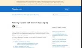 
							         How to use Secure Messaging with clients – SimplePractice Support								  
							    