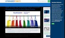 
							         How to Use Southwest's Shopping Portal To Earn More Points [2019]								  
							    