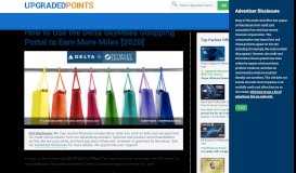 
							         How To Use the Delta SkyMiles Shopping Portal to Earn More Miles ...								  
							    
