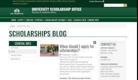 
							         How to use the NinerScholars Portal | University Scholarship Office ...								  
							    