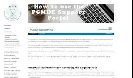 
							         How to use the PGMDE Support Portal to contact the Deanery — KSS ...								  
							    