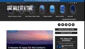 
							         How To Use The Ritz-Carlton $100 Airfare Discount | One Mile at a Time								  
							    