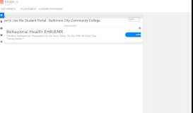 
							         How to Use the Student Portal - Baltimore City Community College								  
							    