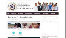 
							         How to use The Student's Portal – DLUC SRC								  
							    