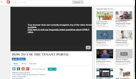 
							         How To Use The Tenant Portal - YT								  
							    