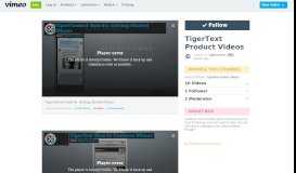 
							         How to use the TigerText Web Portal in TigerText Product Videos on ...								  
							    