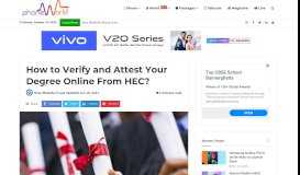 
							         How to Verify and Attest Your Degree Online From HEC? - PhoneWorld								  
							    