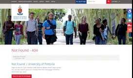 
							         How to view your application status - University of Pretoria								  
							    