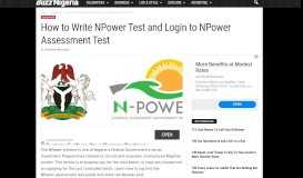 
							         How to Write NPower Test and Login to NPower Assessment Test								  
							    