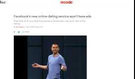 
							         How will Facebook's dating service work? - Vox								  
							    
