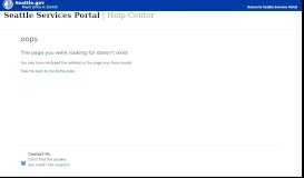 
							         How Will My Account Transition to the Seattle Services Portal? – Help ...								  
							    