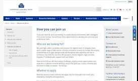 
							         How you can join us - European Central Bank								  
							    