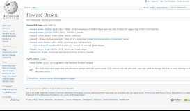 
							         Howard Brown - Wikipedia								  
							    