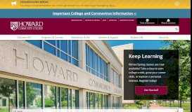 
							         Howard Community College: Home								  
							    