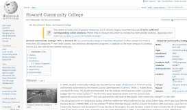
							         Howard Community College - Wikipedia								  
							    