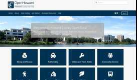 
							         Howard County - Open Data Portal | Open Data Portal								  
							    