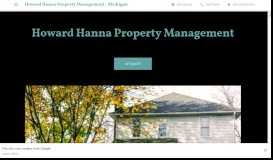 
							         Howard Hanna Property Management - Michigan - We are a reliable ...								  
							    