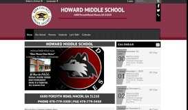 
							         Howard Middle School: Home								  
							    