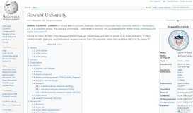 
							         Howard University - Wikipedia								  
							    