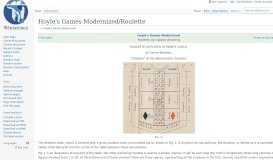 
							         Hoyle's Games Modernized/Roulette - Wikisource, the free online library								  
							    