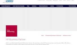 
							         HP Business Partner | GBS Corp | America's Productivity Partner								  
							    