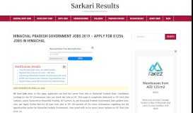 
							         HP Govt Jobs 2019 - 81256 Govt Jobs in Himachal Pardesh - HP ...								  
							    