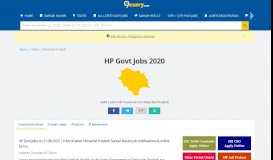 
							         HP Govt Jobs 2019 - Apply for 215 vacancies (04 June 2019)								  
							    