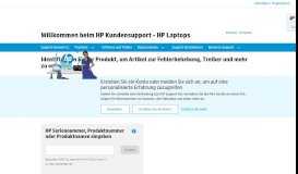 
							         HP HP Laptops | HP® Kundensupport - HP Support								  
							    