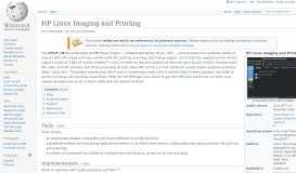
							         HP Linux Imaging and Printing - Wikipedia								  
							    