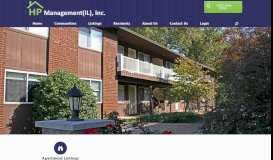 
							         H.P. Management(IL), Inc. – Apartment Living Redefined								  
							    