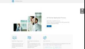 
							         HP Partner Application Process - HP Partner First Portal								  
							    