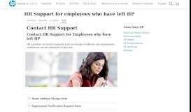 
							         HP Retiree Contacts | HP® United Kingdom								  
							    